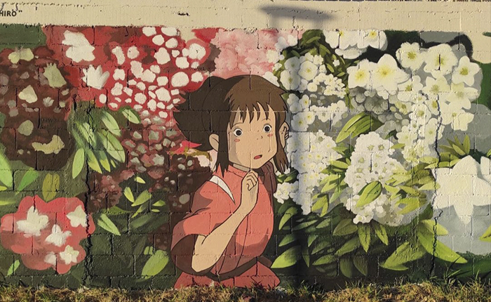 Tus animaciones favoritas de Studio Ghibli en murales de Monterrey